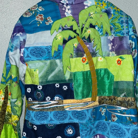 Sandy Starkman ECU Vintage Jacket ‘Social Butterfly’ Art Size Small - Picture 7 of 12